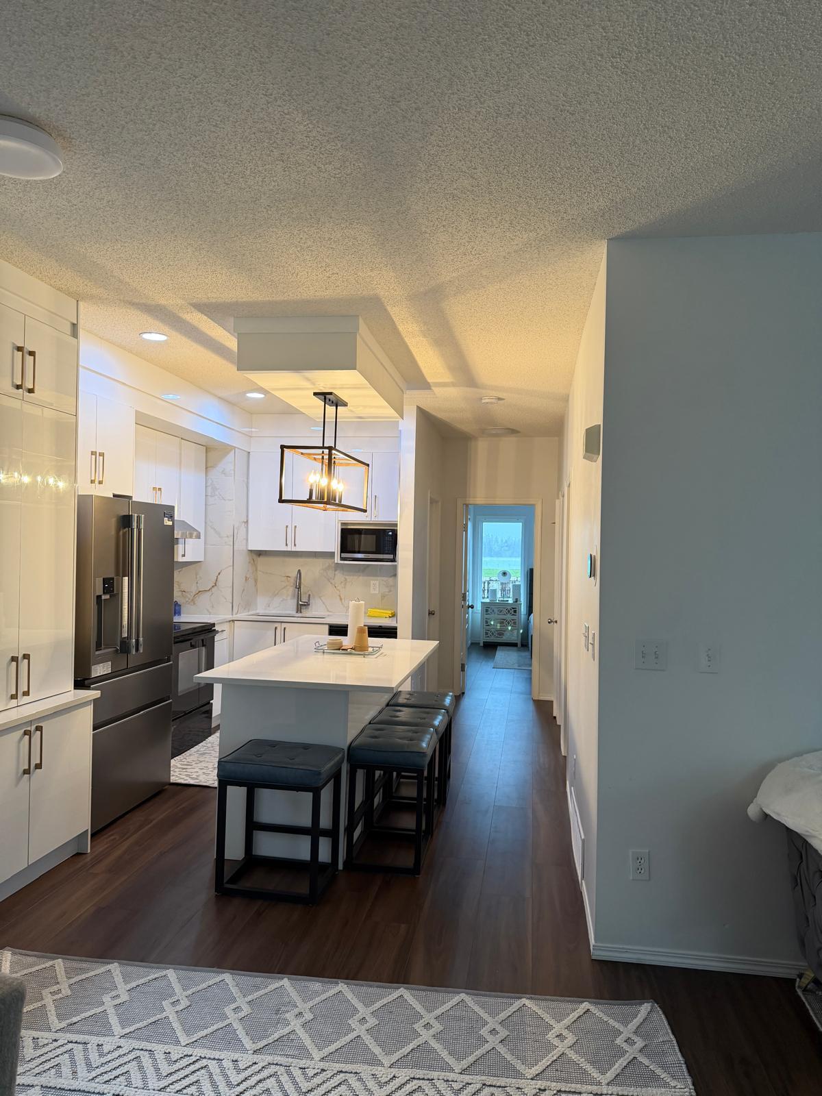 Kitchen and hallway