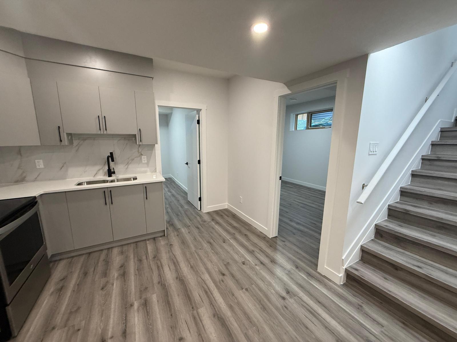 Complete basement interior