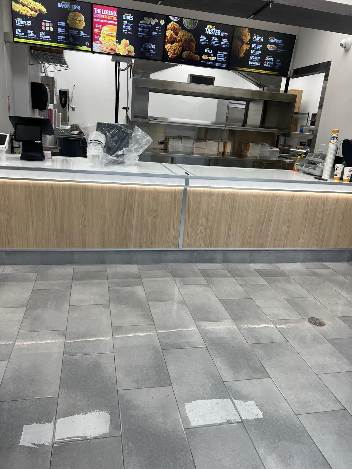 Renovated order area