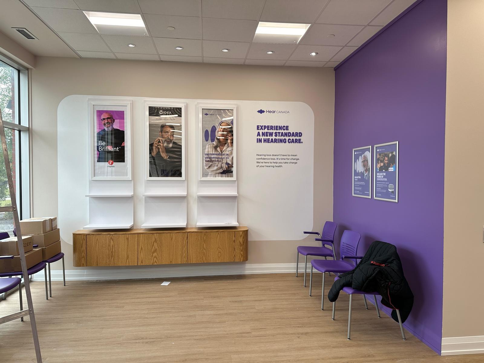 Commercial feature wall