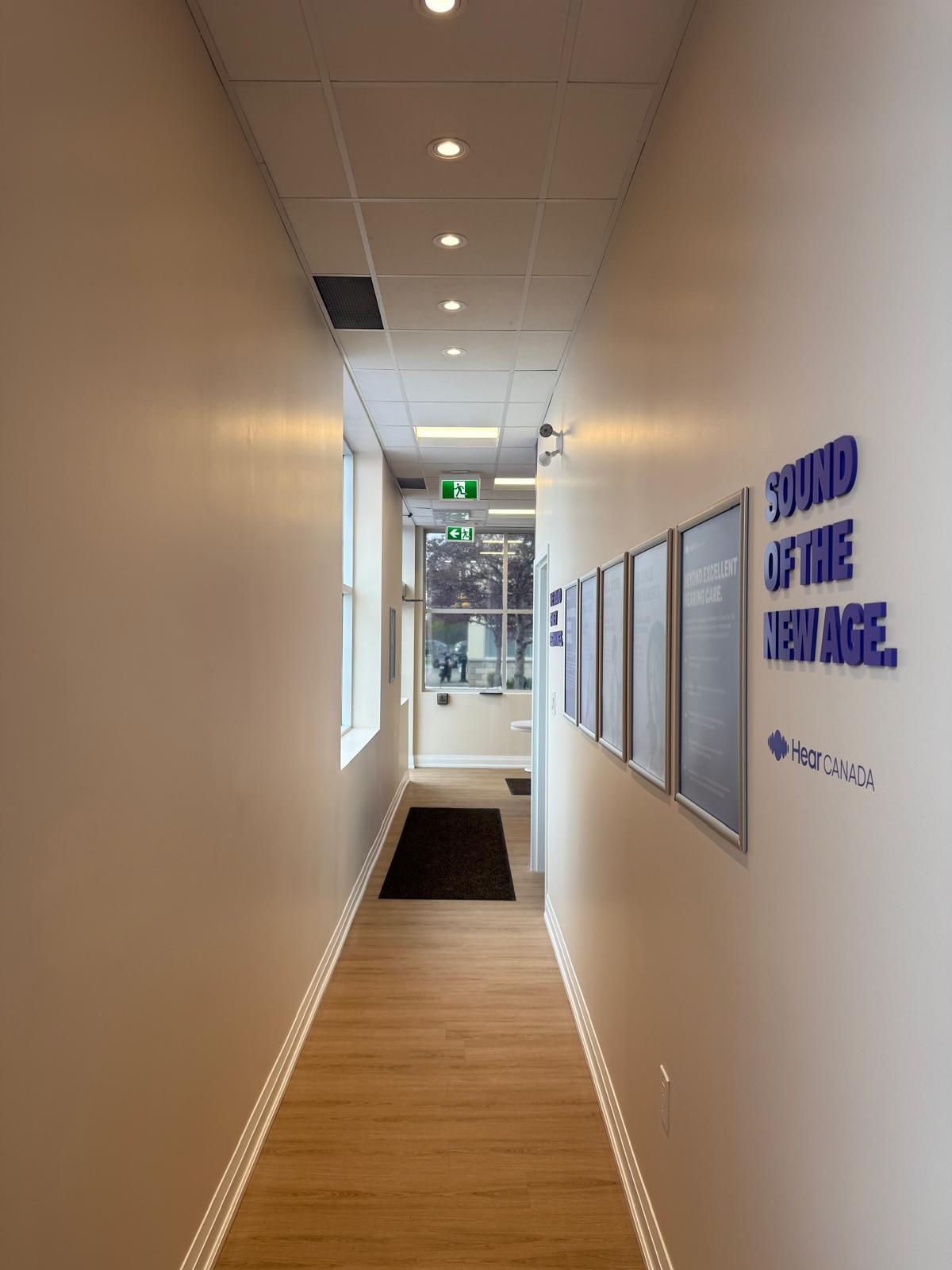 Commercial hallway