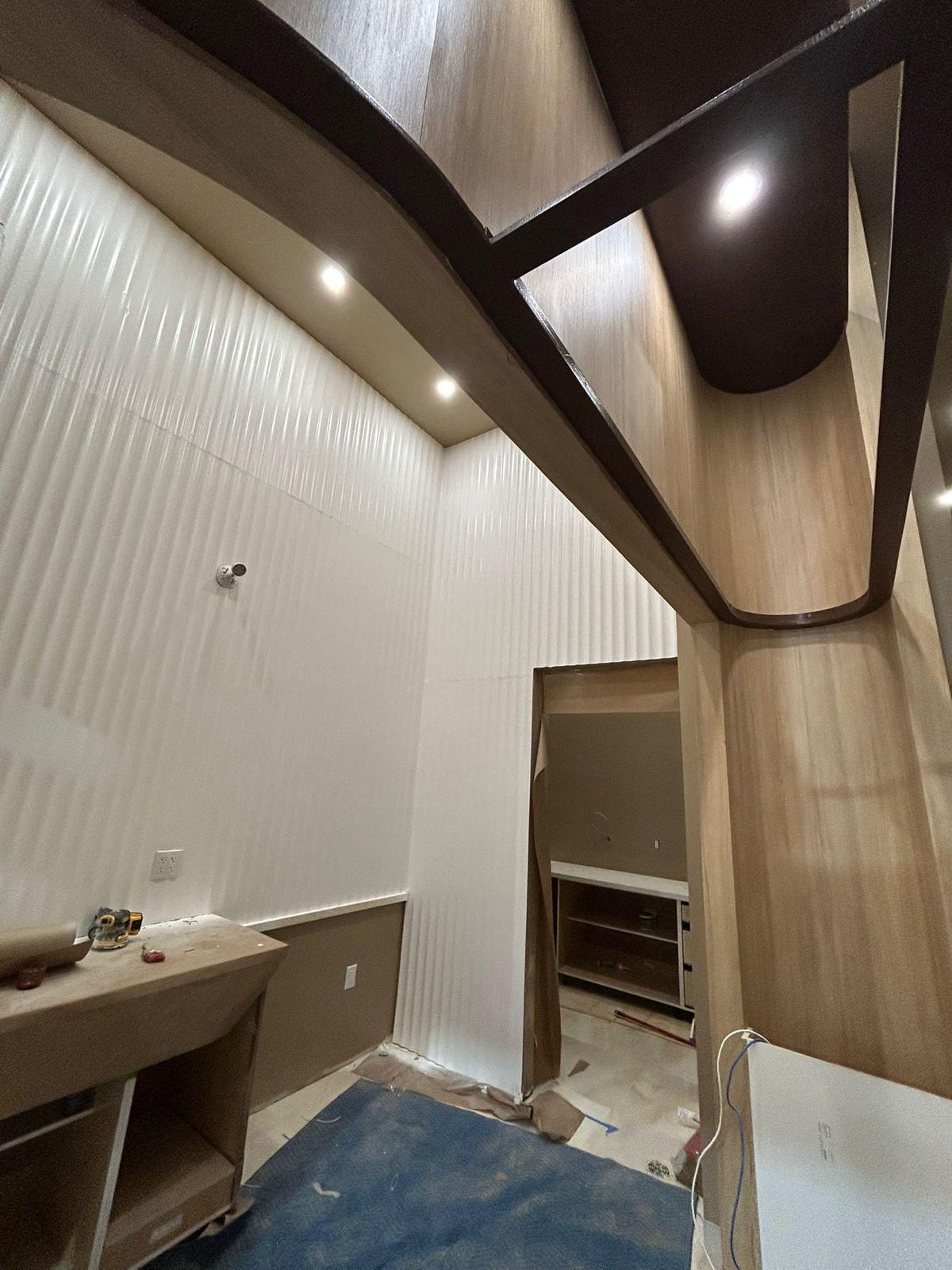 Interior construction work