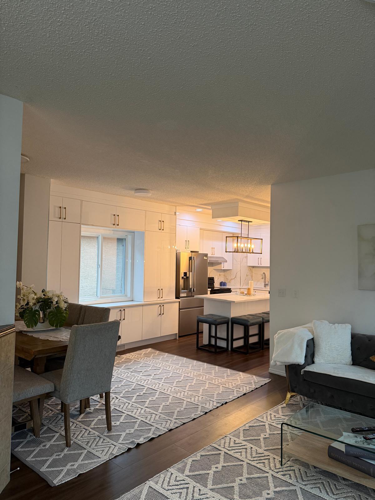 Open-concept home interior