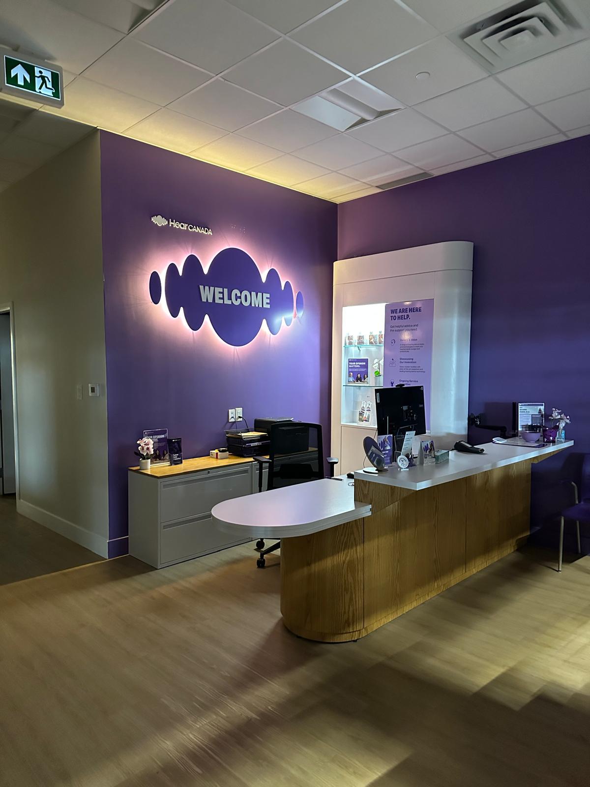 Commercial reception area